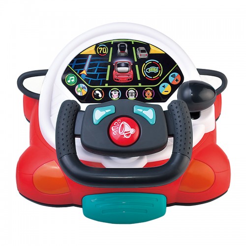 Hap-P-Kid Little Learner Touch Panel Steering Wheel | Touch N Learn Driver | Baby Toys | 12 months+
